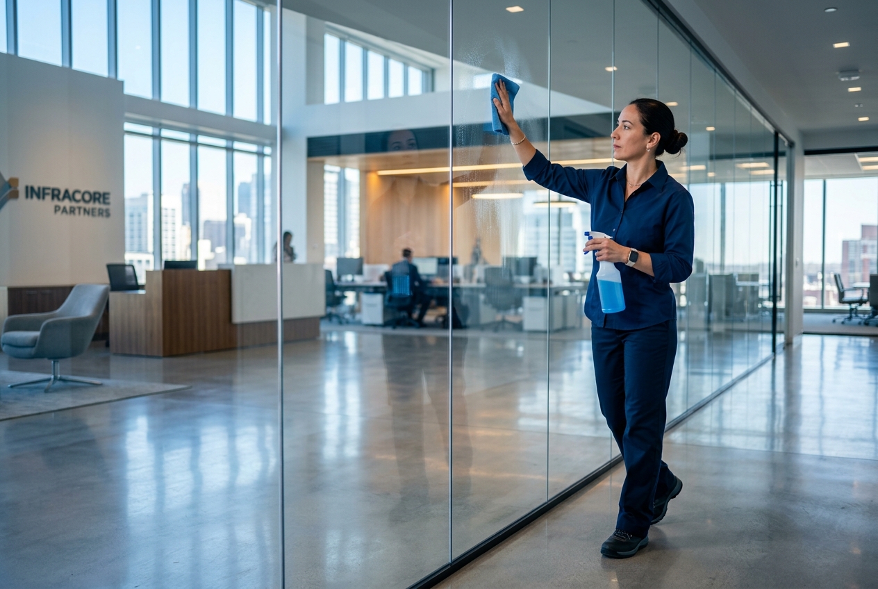 Commercial Cleaning concept