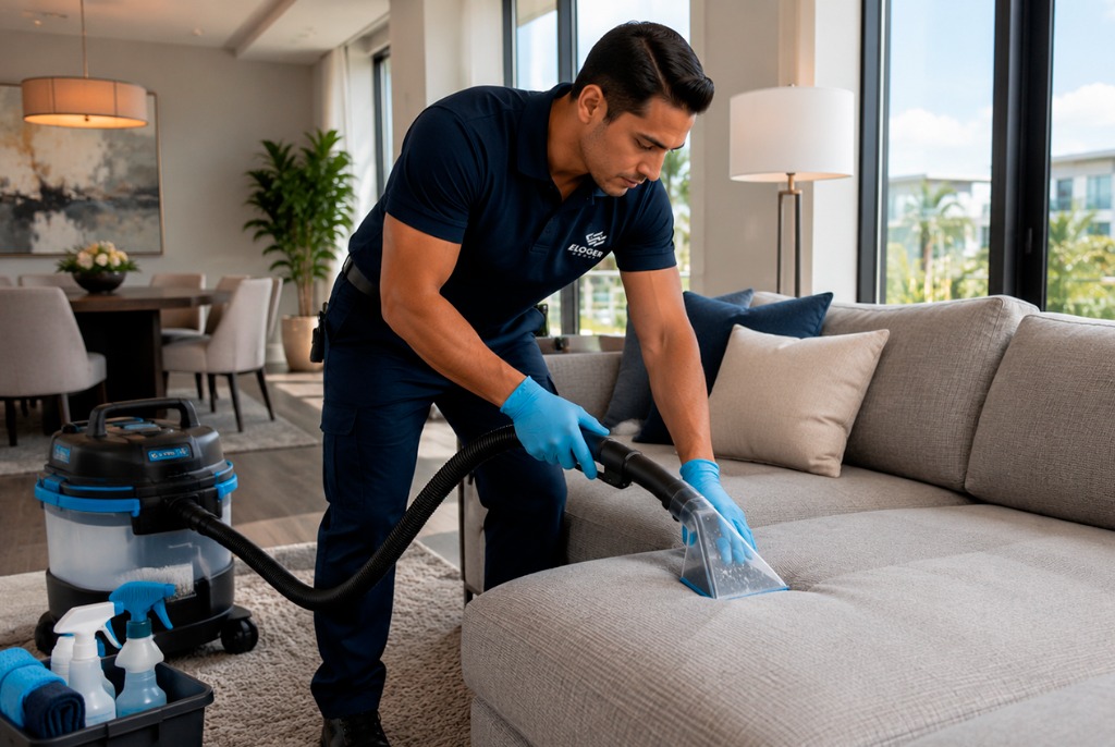 Professional Cleaning and Disinfection of Upholstery, Sofas, Carpets, and Mattresses